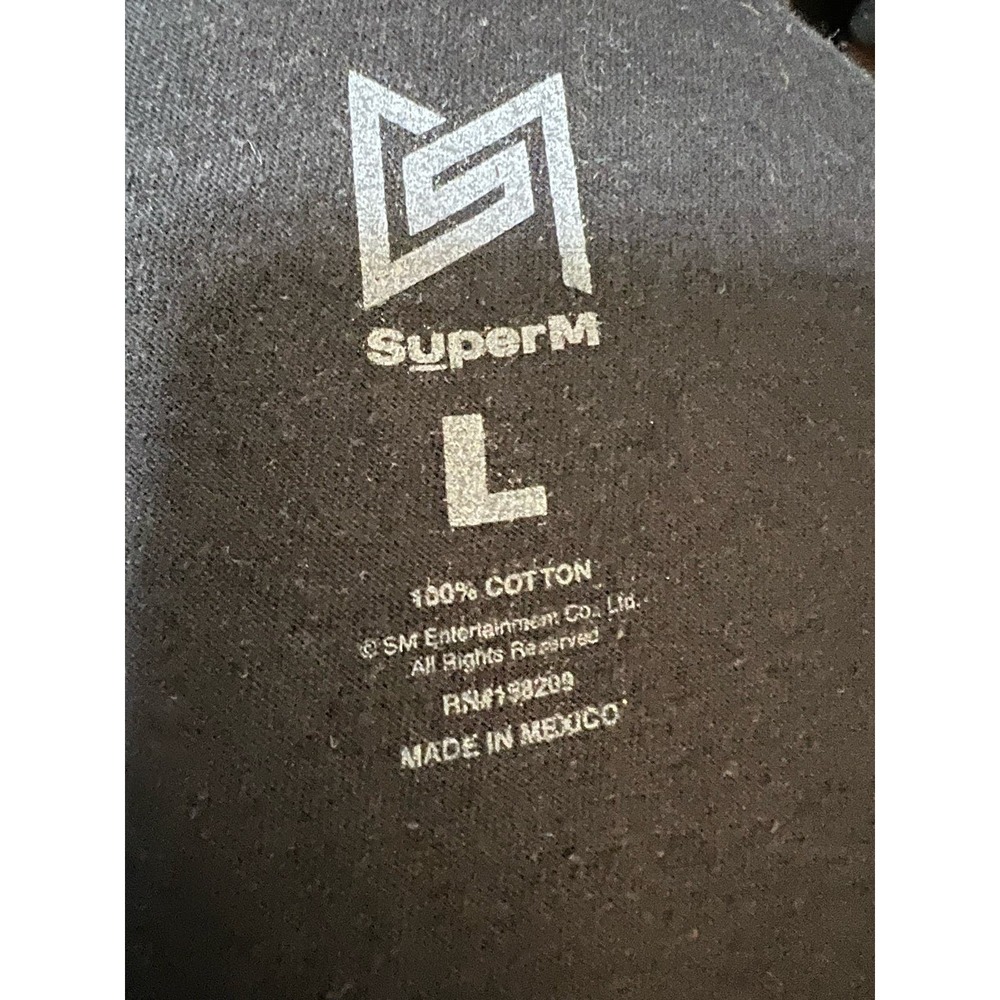 Super M We are the Future Concert Tour T-Shirt, Size L - Picture 5 of 7